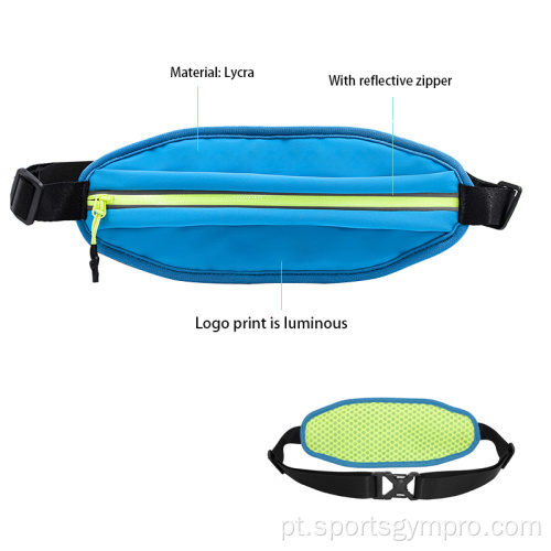 Lycra Running Waistbag para esportes